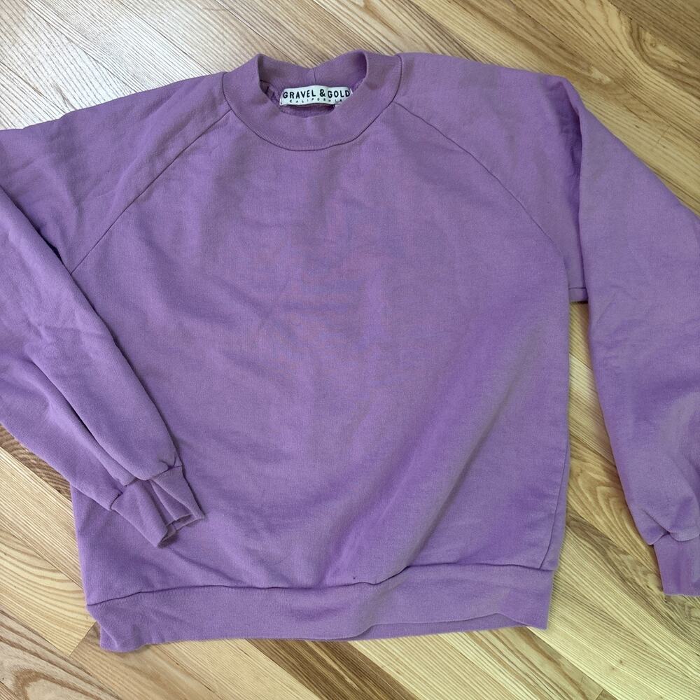 Gravel & Gold Townesie Sweatshirt Jacaranda Sz 1 San Francisco Ethical Fashion